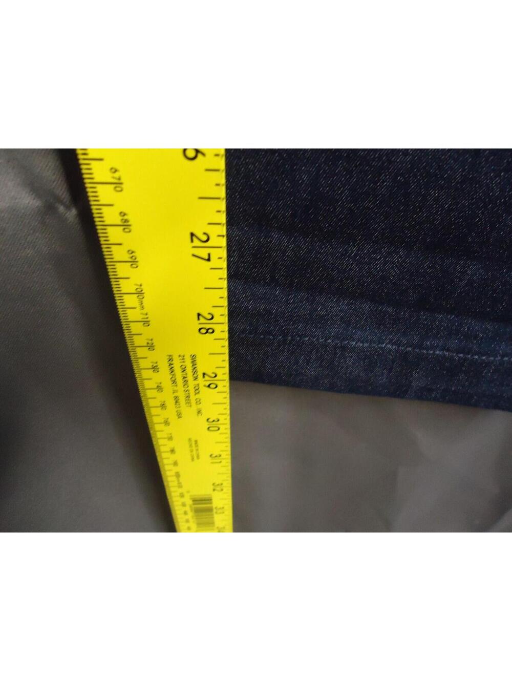 Lee Straight-Leg Mid Rise Regular Fit Dress Slacks Womens Size 12 M Navy - Picture 8 of 9